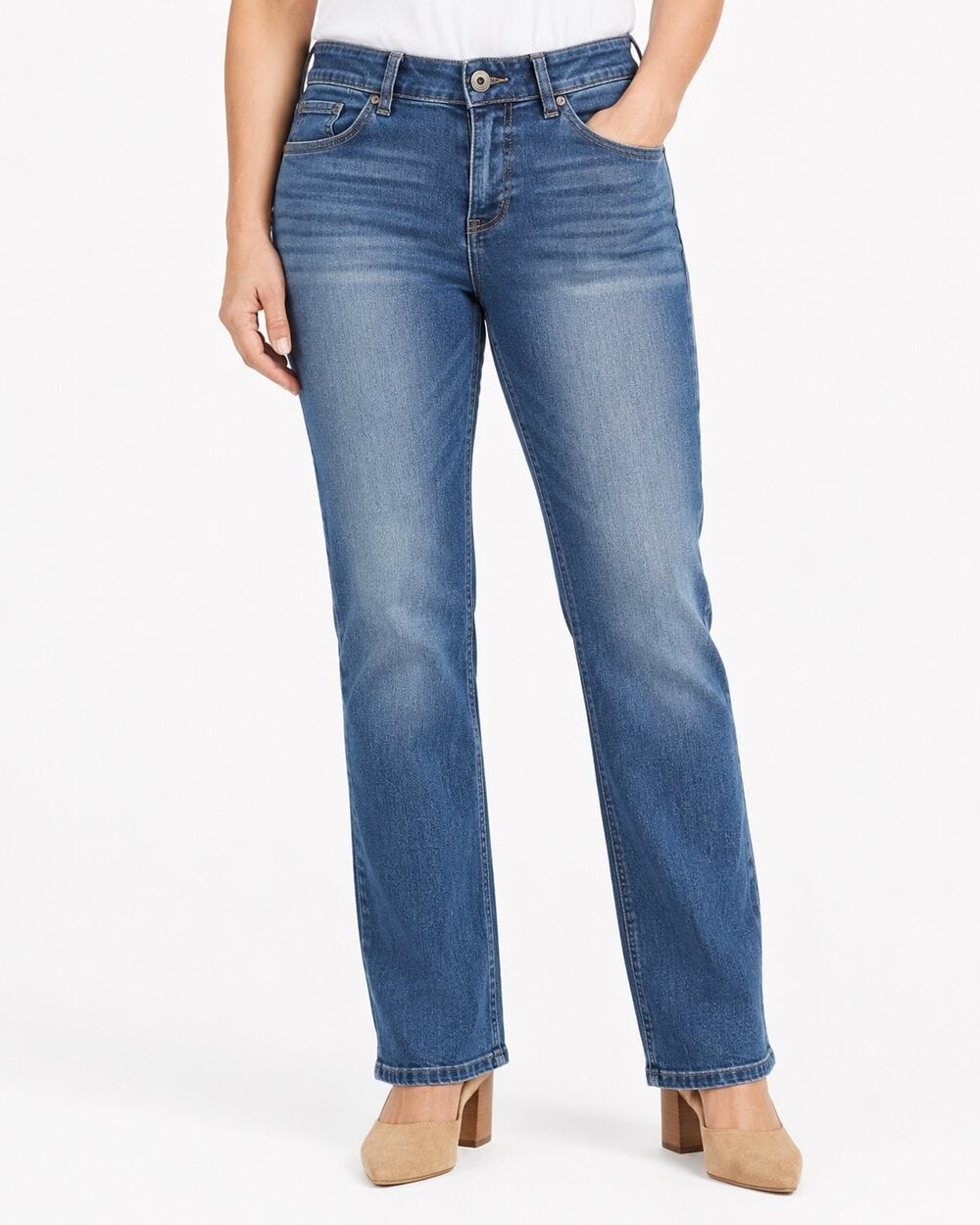 Democracy AB Solution Women's Jeans Size 14 Medium Wash